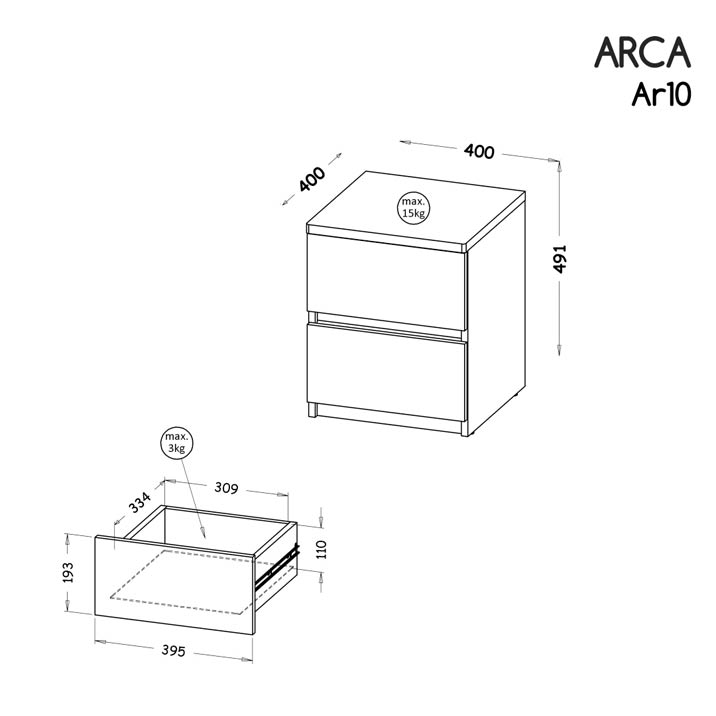 Arca "AR1" szekrény - D