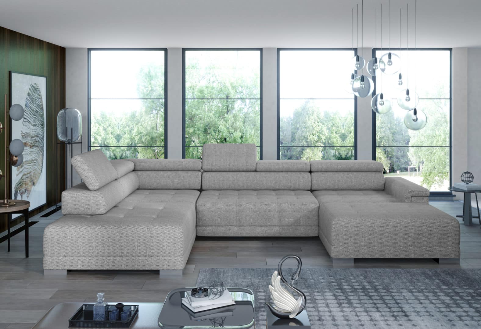 Palermo XL U-form - W