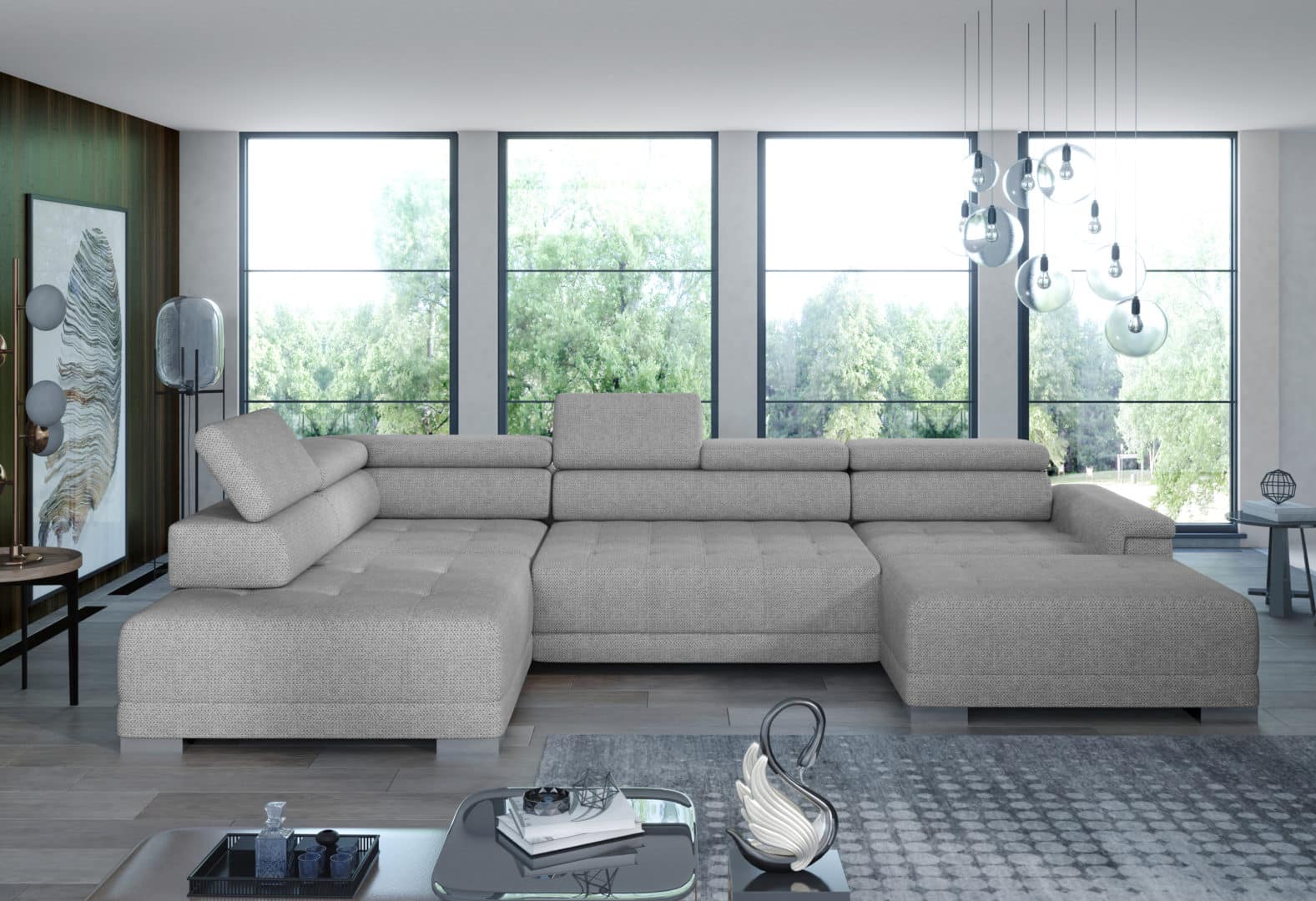 Palermo XL U-form - W